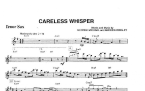 戴夫考兹Careless Whisper无心快语曲谱+伴奏+示范