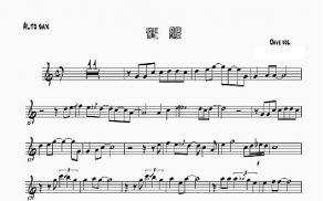 戴夫考兹征服曲谱+伴奏+示范